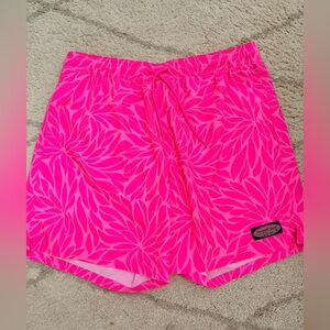 Vineyard Vines Pink Patterned Swim Shorts